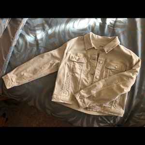 JCrew tan corduroy jacket M